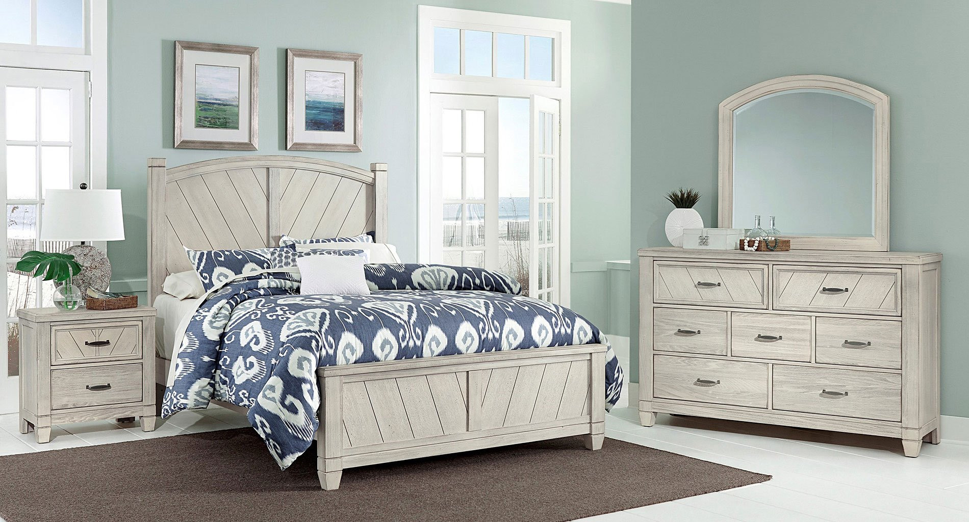 Best ideas about Rustic Bedroom Set
. Save or Pin Rustic Cottage Panel Bedroom Set White Vaughan Bassett Now.