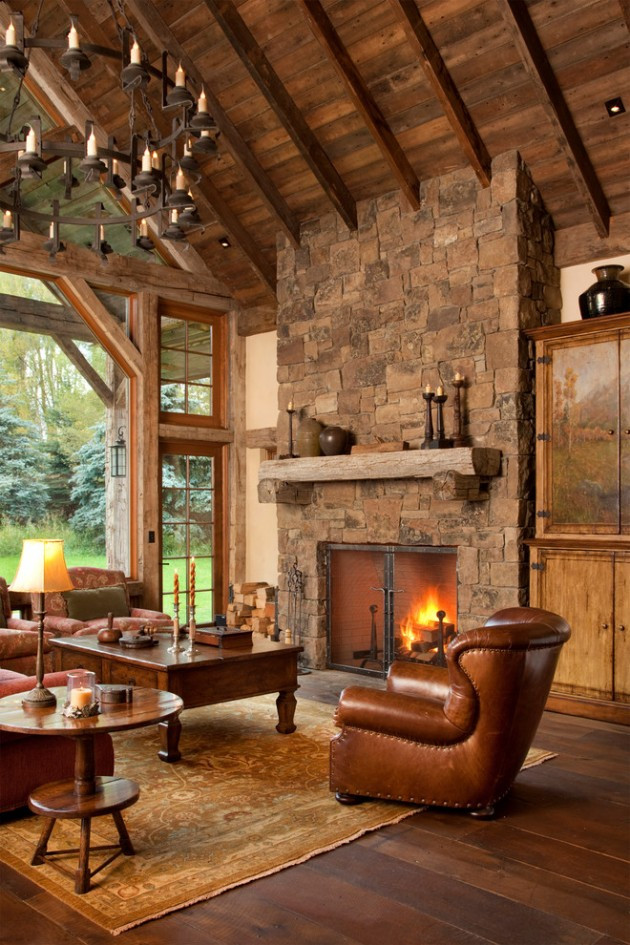 Best ideas about Rustic Family Room
. Save or Pin 15 Warm & Cozy Rustic Living Room Designs For A Cozy Winter Now.
