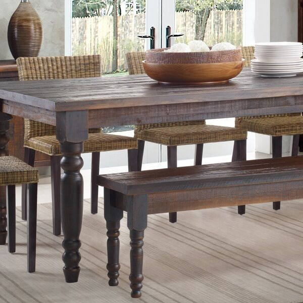 Best ideas about Rustic Farmhouse Dining Table
. Save or Pin Rustic Wood Dining Table Bench Solid Distressed Look Now.