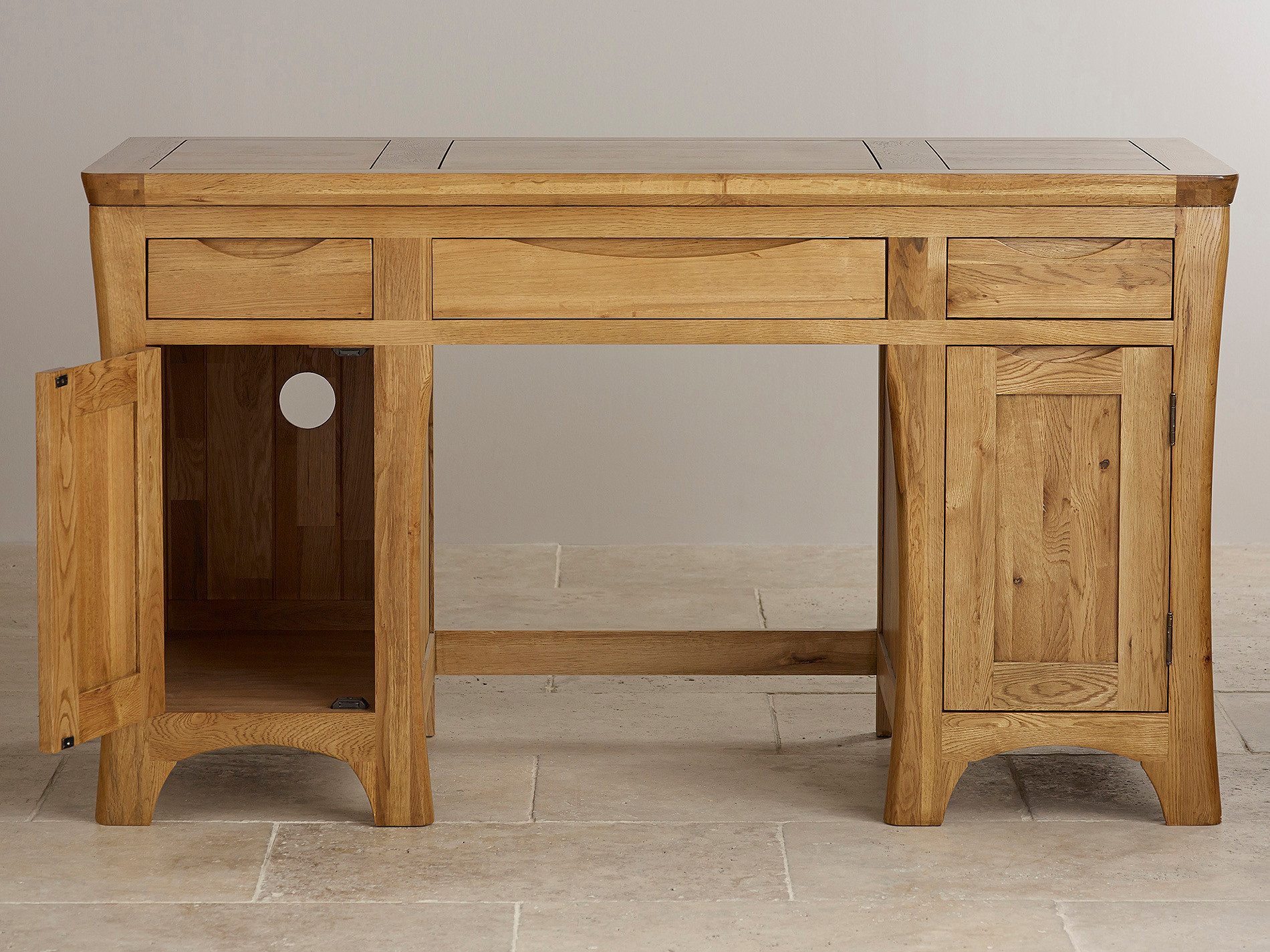 Best ideas about Rustic Office Furniture
. Save or Pin Orrick Rustic Solid Oak puter Desk Now.