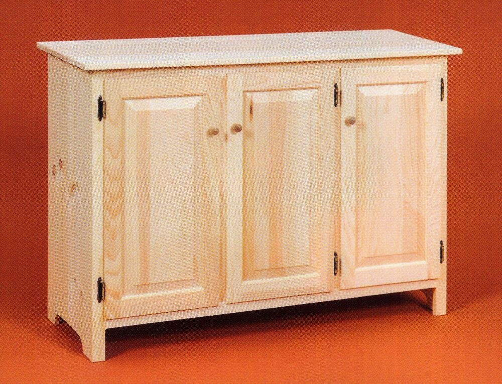 Best ideas about Rustic Storage Cabinets
. Save or Pin AMISH Unfinished Solid Pine Rustic SIDEBOARD Buffet Now.