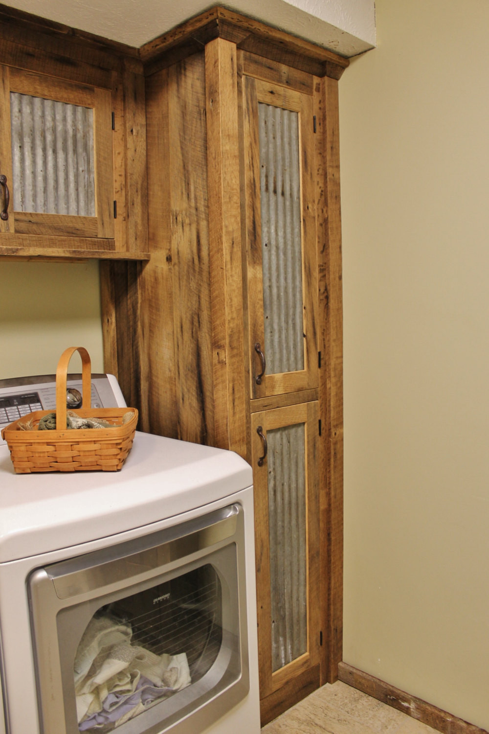 Best ideas about Rustic Storage Cabinets
. Save or Pin Rustic Tall Storage Reclaimed Barn Wood Cabinet w Tin Doors Now.