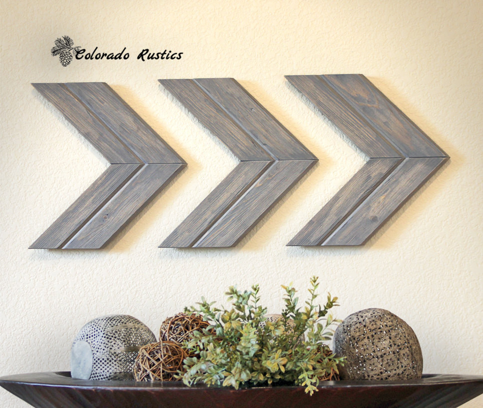 Best ideas about Rustic Wall Art
. Save or Pin Arrow Wall Art Chevron Arrow Wall Décor Rustic by Now.
