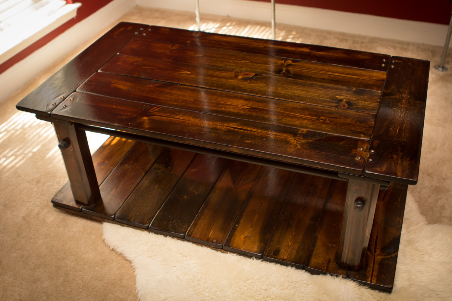 Best ideas about Rustic Wood Coffee Table
. Save or Pin Industrial Rustic coffee table Industrial furniture Now.