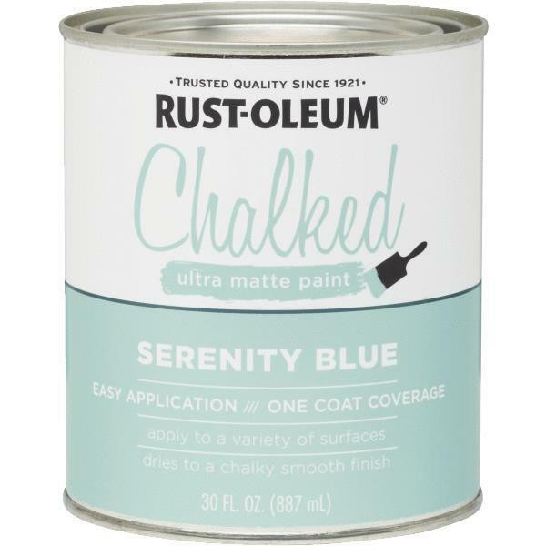 Best ideas about Rustoleum Chalked Paint Colors
. Save or Pin 1 30 Fl Oz Can Serenity Blue RustOleum Chalked Chalk Ultra Now.