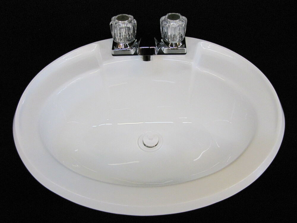 Best ideas about Rv Bathroom Sink
. Save or Pin Mobile Home RV Parts Bathroom Lav Sink w Faucet Drain Now.