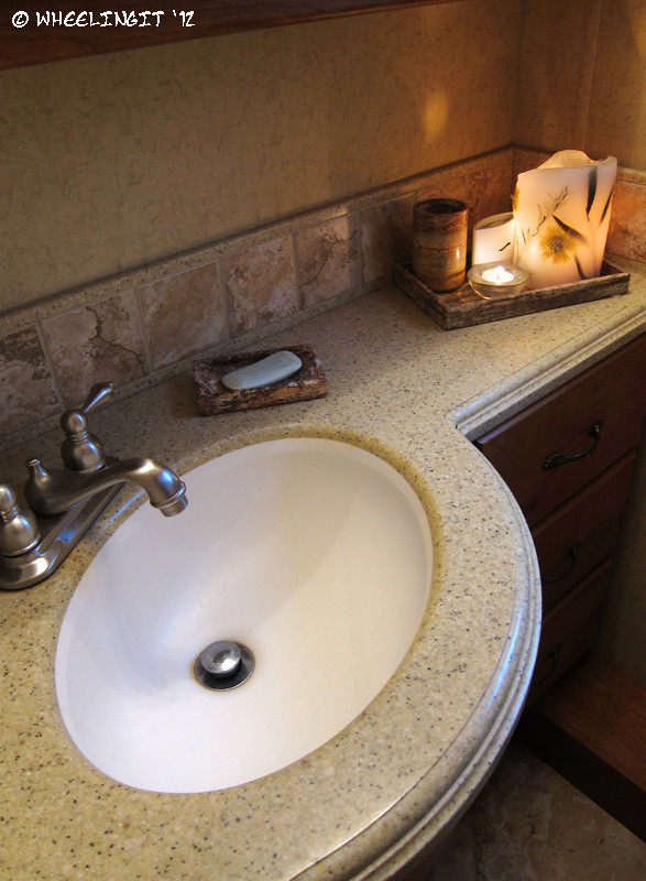 Best ideas about Rv Bathroom Sink
. Save or Pin 4 Tips For Creating Instant Indoor RV Coziness – Wheeling It Now.