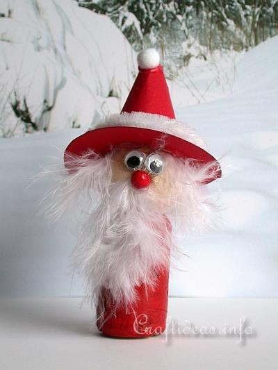 Best ideas about Santa Crafts For Adults
. Save or Pin Christmas Craft Idea for Kids Wine Cork Santa Claus Now.