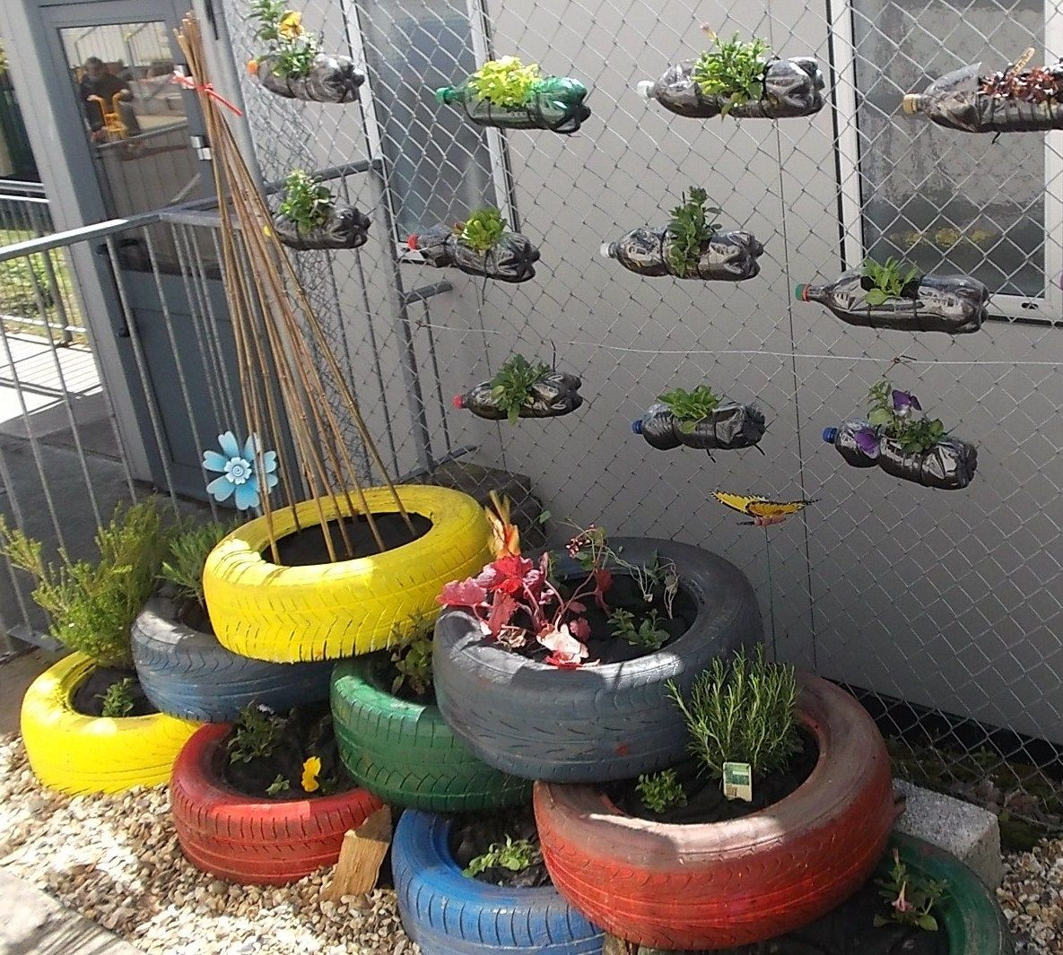 Best ideas about School Garden Ideas
. Save or Pin Brilliant ideas for repurposing containers Recycling and Now.