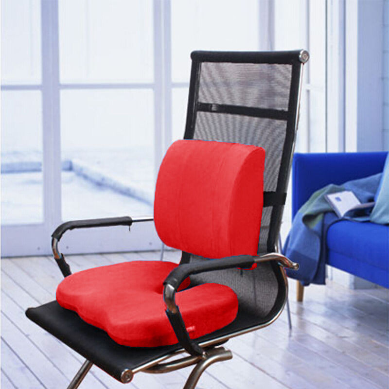 Best ideas about Seat Cushion For Office Chair
. Save or Pin Coccyx Orthopedic Memory Foam fice Chair Seat Pad Back Now.