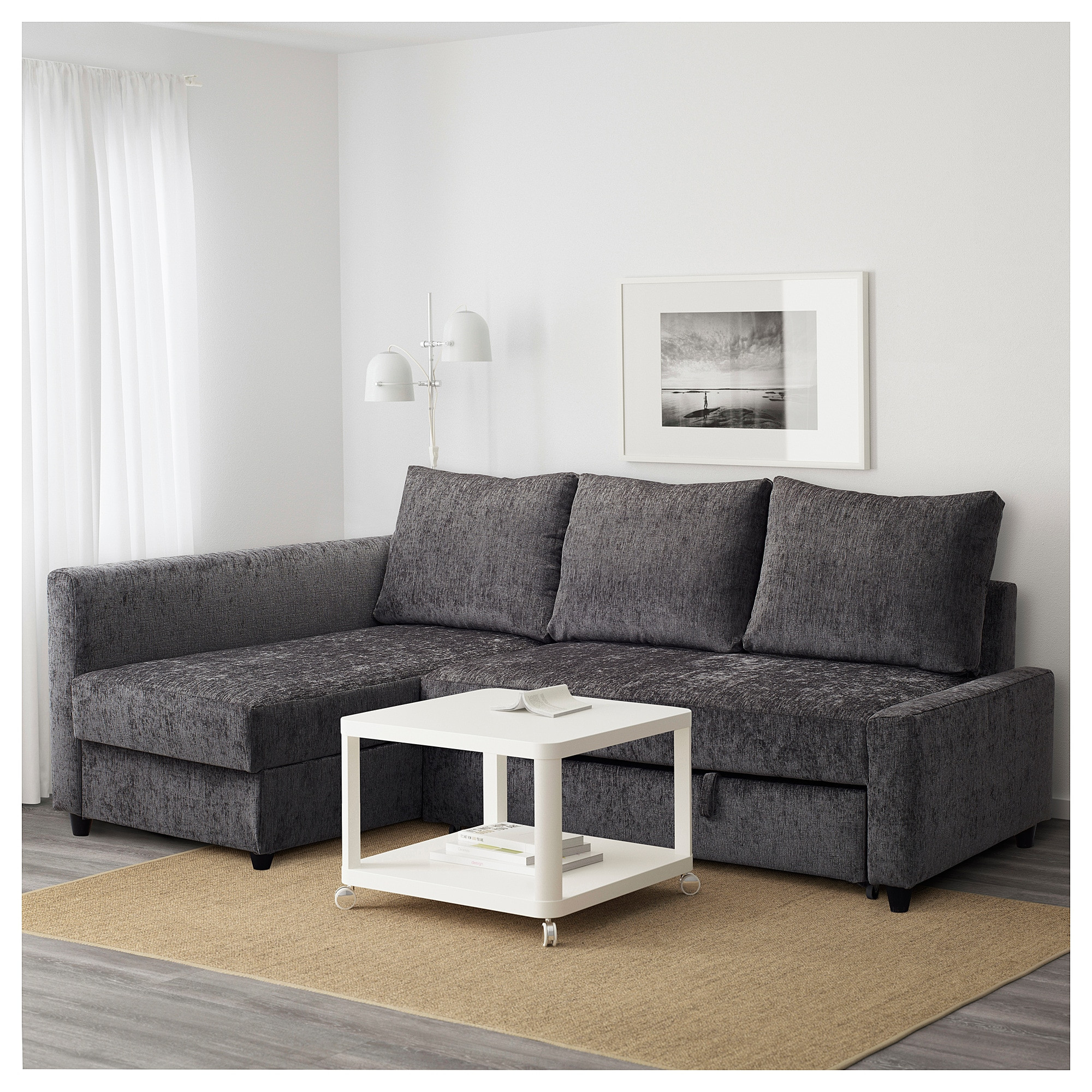 Best ideas about Sectional Sofa Bed
. Save or Pin FRIHETEN Corner sofa bed with storage Dark grey IKEA Now.