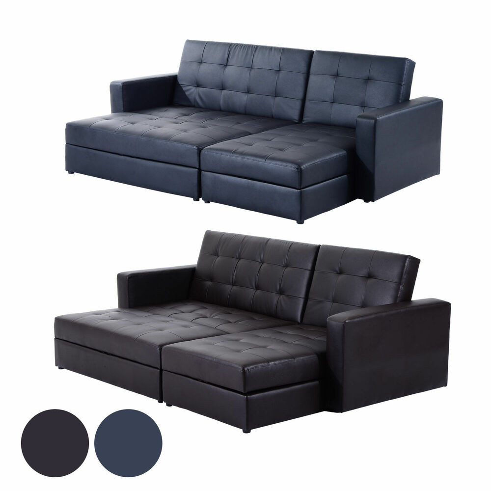 Best ideas about Sectional Sofa Beds
. Save or Pin Deluxe Faux Leather Corner Sofa Bed Storage Sofabed Couch Now.