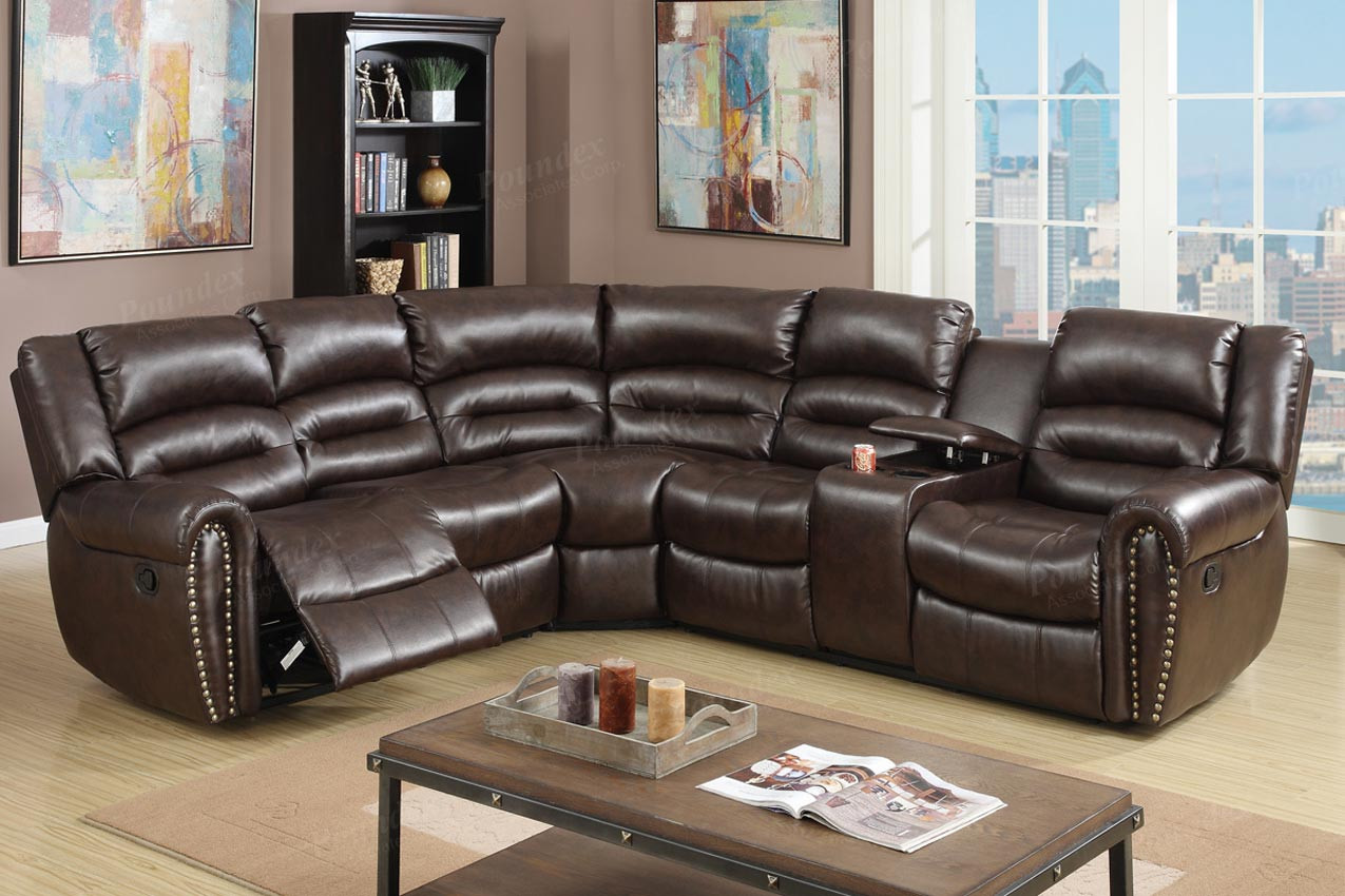 Best ideas about Sectional Sofa Leather
. Save or Pin 3 Pcs Reclining Sectional Brown Leather Sofa Set Now.