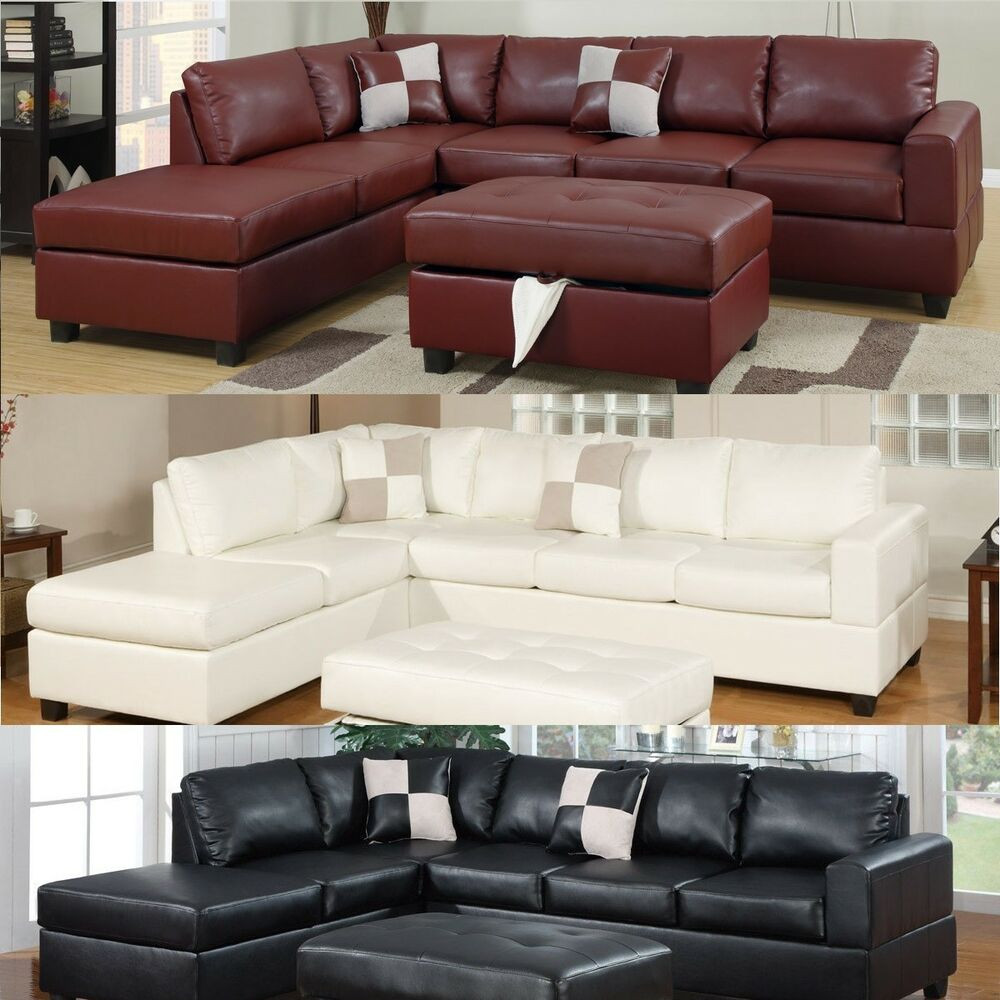 Best ideas about Sectional Sofa Leather
. Save or Pin Sectional sofa Leather Sofa set Sectional couch 3 Pc Now.