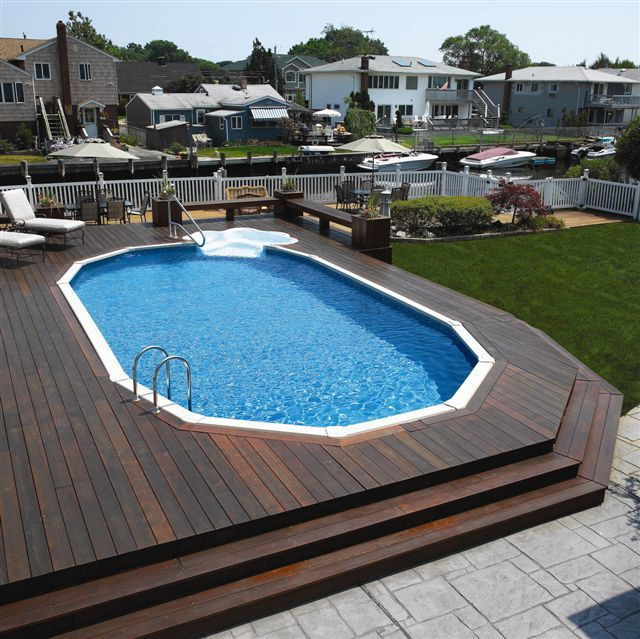 Best ideas about Semi Inground Pool With Deck
. Save or Pin Best 25 Semi inground pools ideas on Pinterest Now.