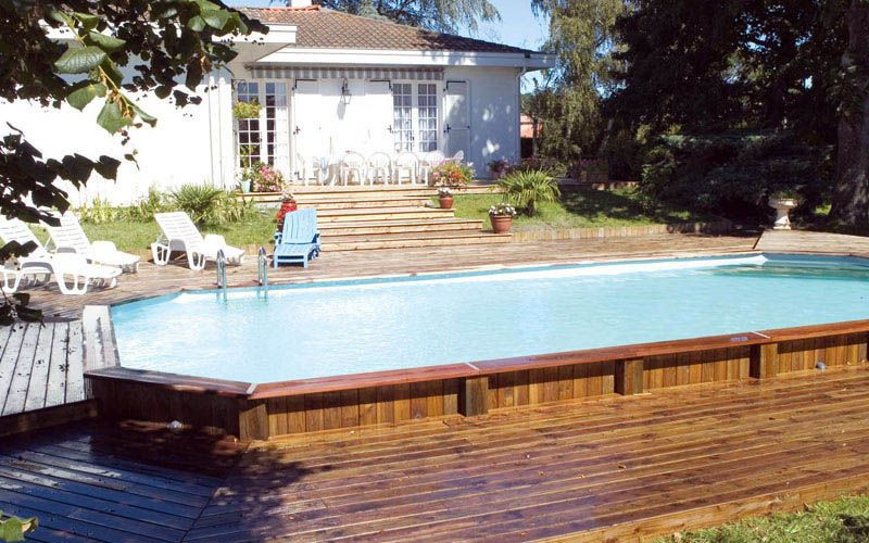 Best ideas about Semi Inground Pool With Deck
. Save or Pin Ground Pools Decks Idea Now.