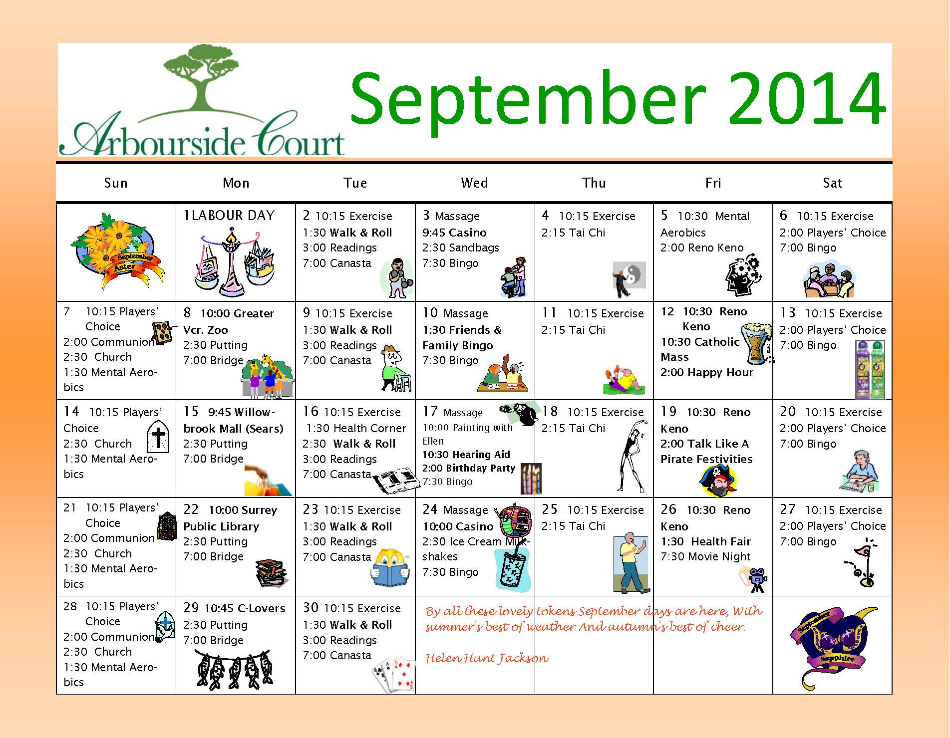 Best ideas about September Themes For Adults
. Save or Pin Senior Activity Calendar Now.