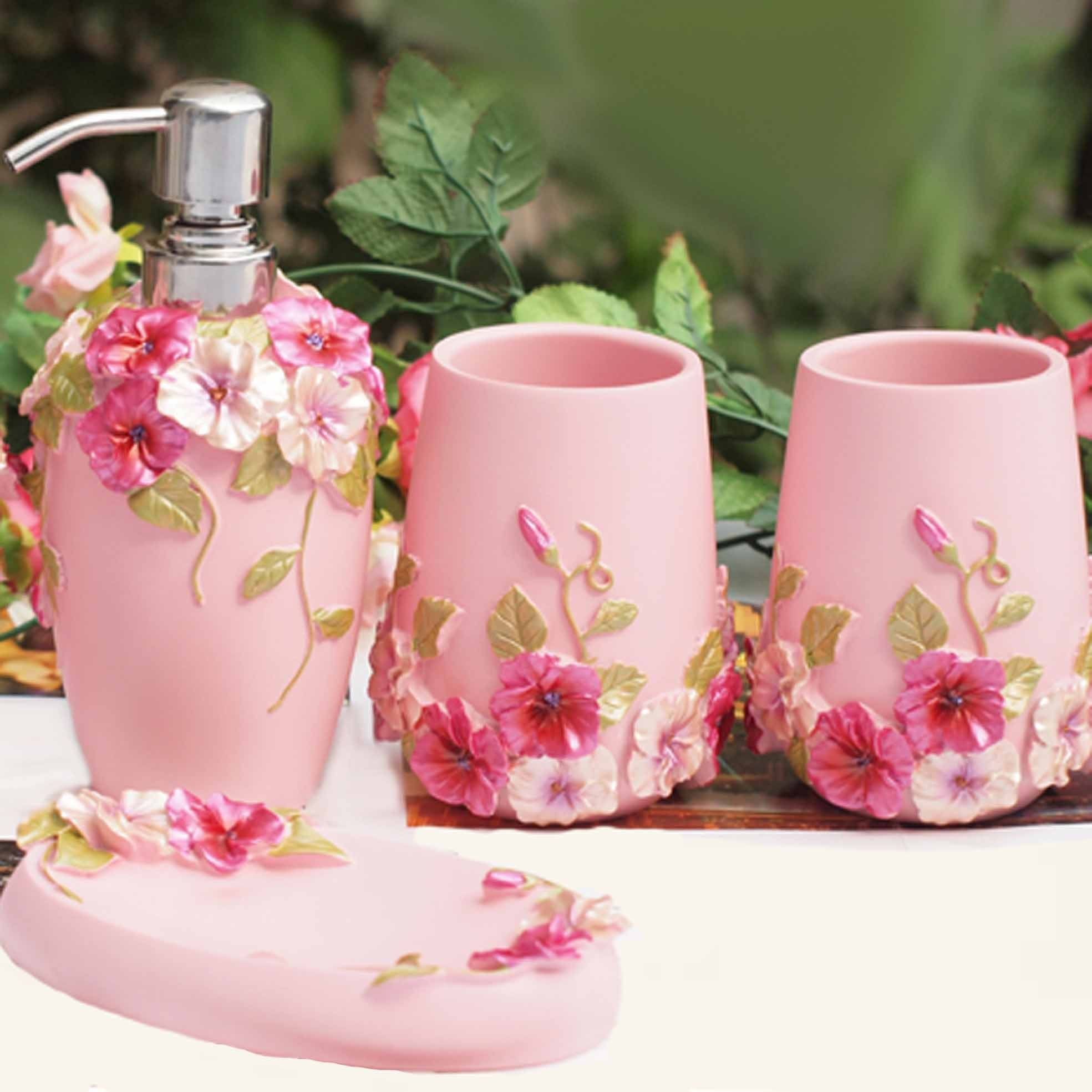 Best ideas about Shabby Chic Bathroom Accessories
. Save or Pin shabby chic pink bathroom set Now.