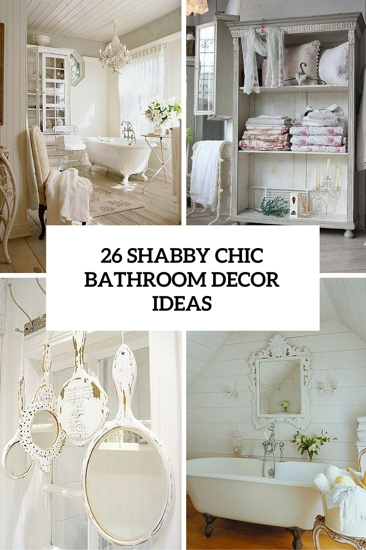 Best ideas about Shabby Chic Bathroom Accessories
. Save or Pin 26 Adorable Shabby Chic Bathroom Décor Ideas Shelterness Now.