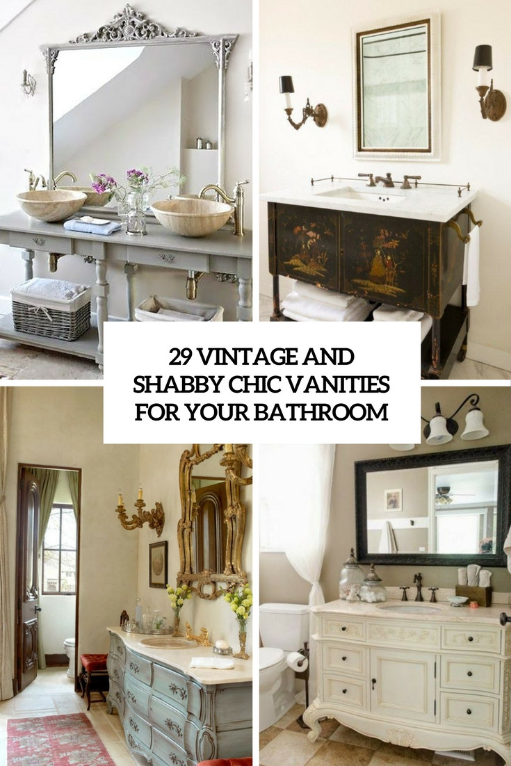 Best ideas about Shabby Chic Bathroom Vanity
. Save or Pin 29 Vintage And Shabby Chic Vanities For Your Bathroom Now.