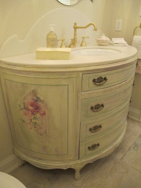 Best ideas about Shabby Chic Bathroom Vanity
. Save or Pin Shabby Chic ♥ Bathroom vanity Now.