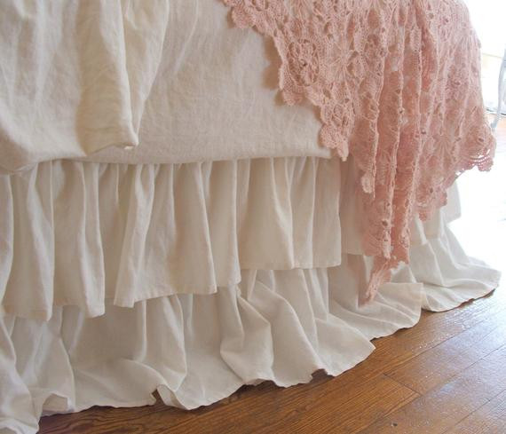 Best ideas about Shabby Chic Bed Skirt
. Save or Pin Shabby Chic Bedding Romantic Tiered Ruffle Dust by Now.