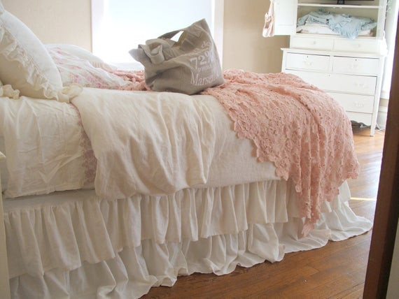 Best ideas about Shabby Chic Bed Skirt
. Save or Pin Shabby Chic Bedding Romantic Tiered Ruffle Dust by Now.