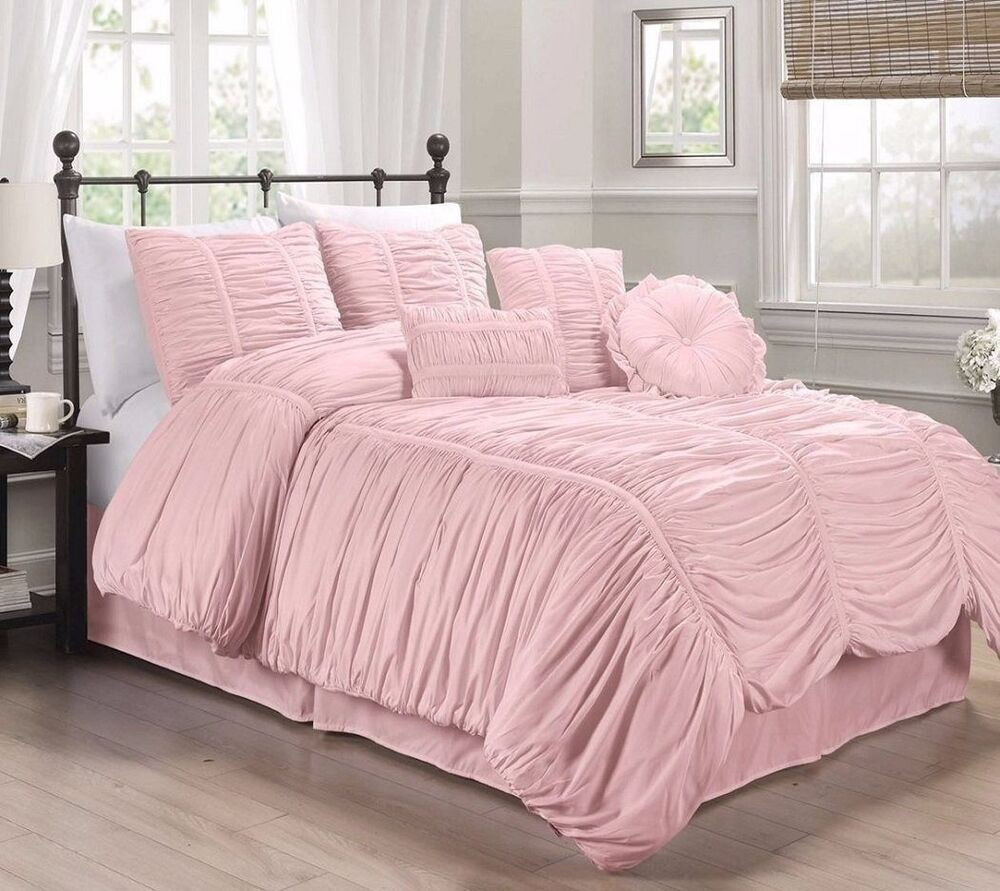 Best ideas about Shabby Chic Bedding Collections
. Save or Pin Chezmoi Collection 6pcs Shabby Chic Ruched Ruffle Now.