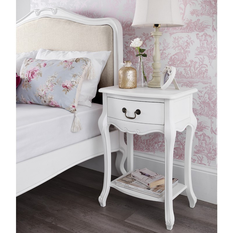 Best ideas about Shabby Chic Bedroom Furniture
. Save or Pin Shabby Chic White 1 Drawer Bedside Table Now.