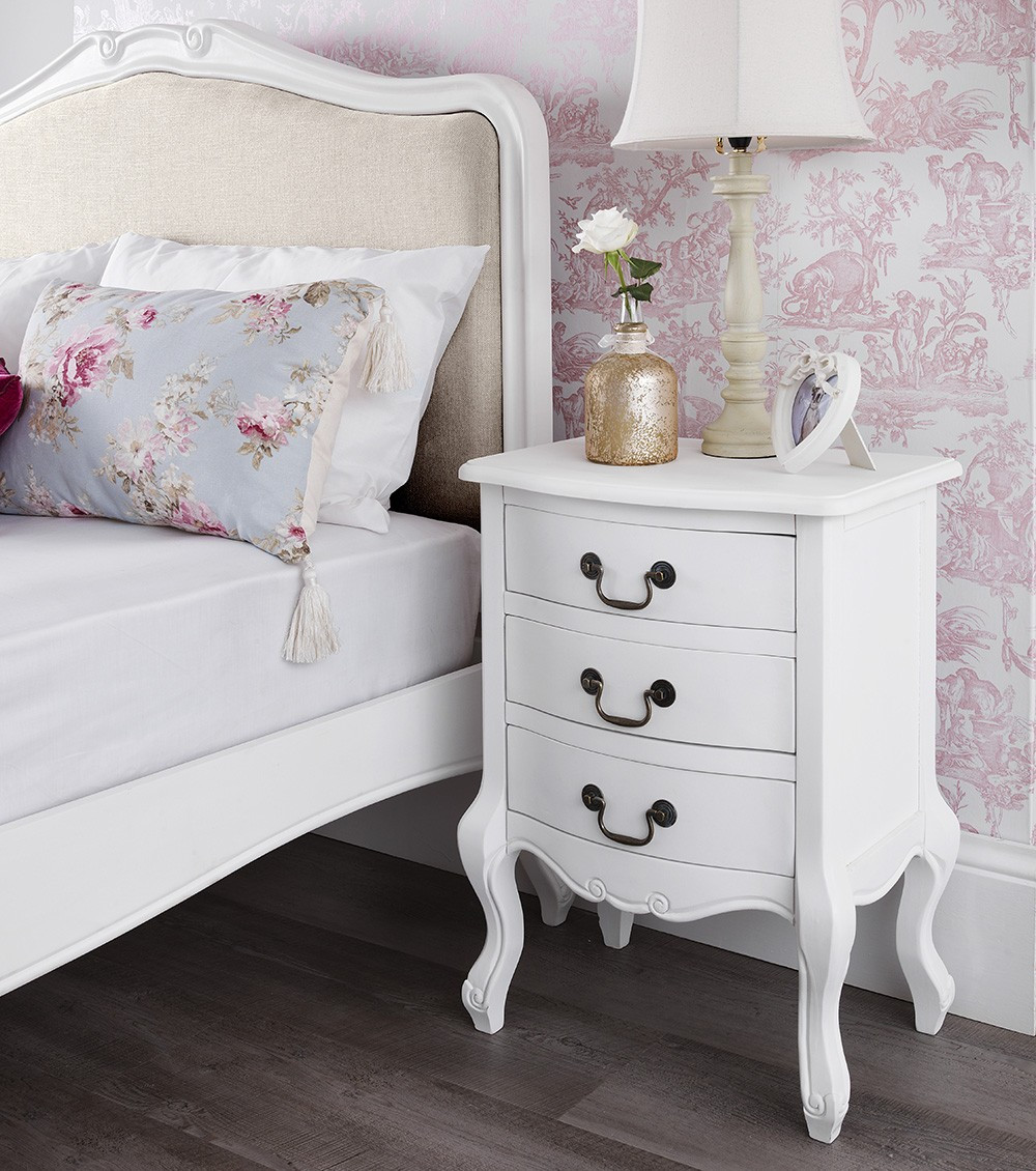 Best ideas about Shabby Chic Bedroom Furniture
. Save or Pin Shabby Chic White Upholstered Double Bed Now.