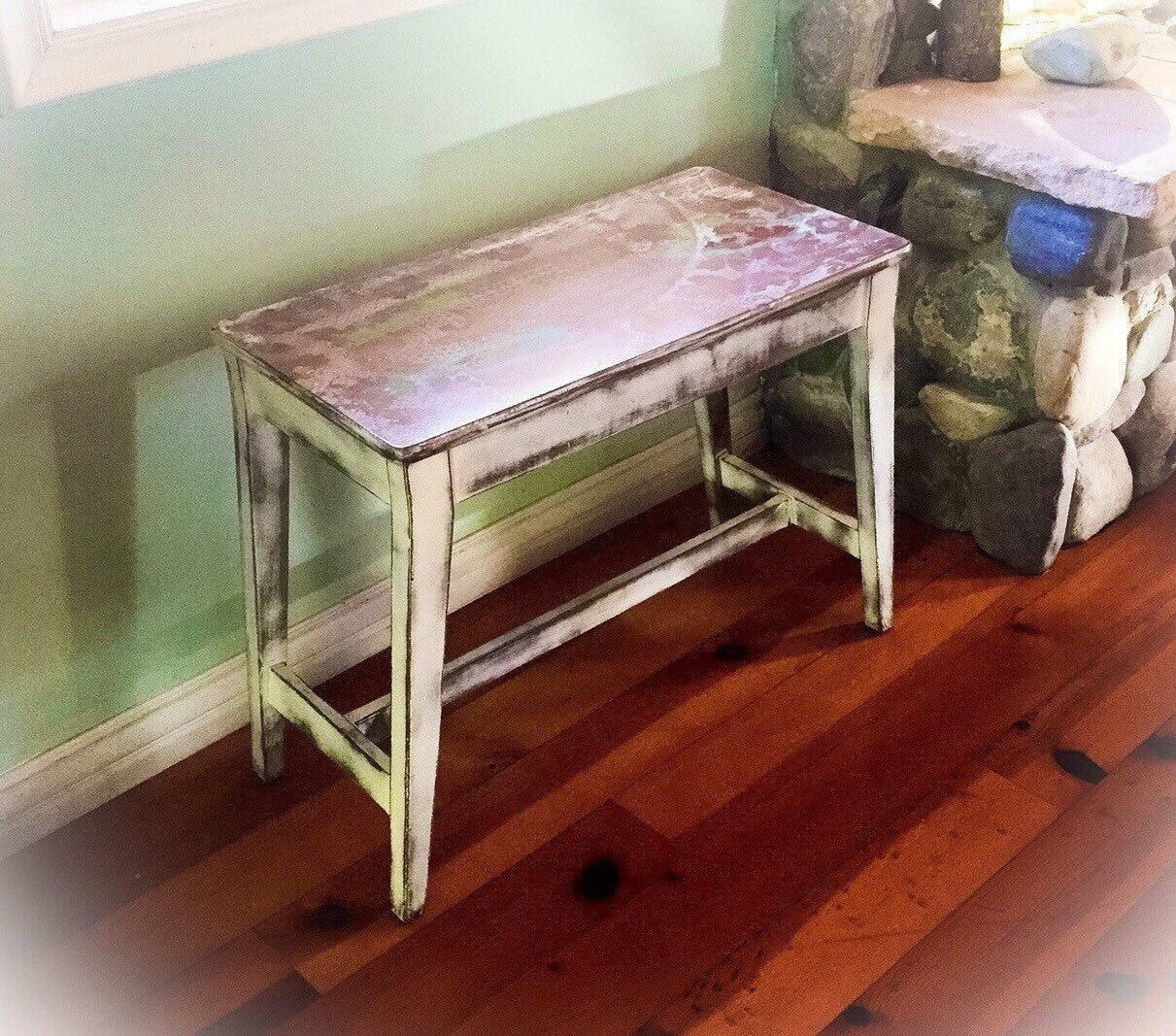 Best ideas about Shabby Chic Bench
. Save or Pin SOLD French Country Piano Bench shabby chic bench white Now.