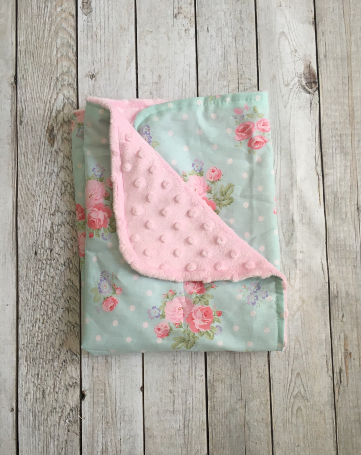 Best ideas about Shabby Chic Blanket
. Save or Pin Girl s Baby Blanket Shabby Chic Baby Blanket Pink Mint Now.