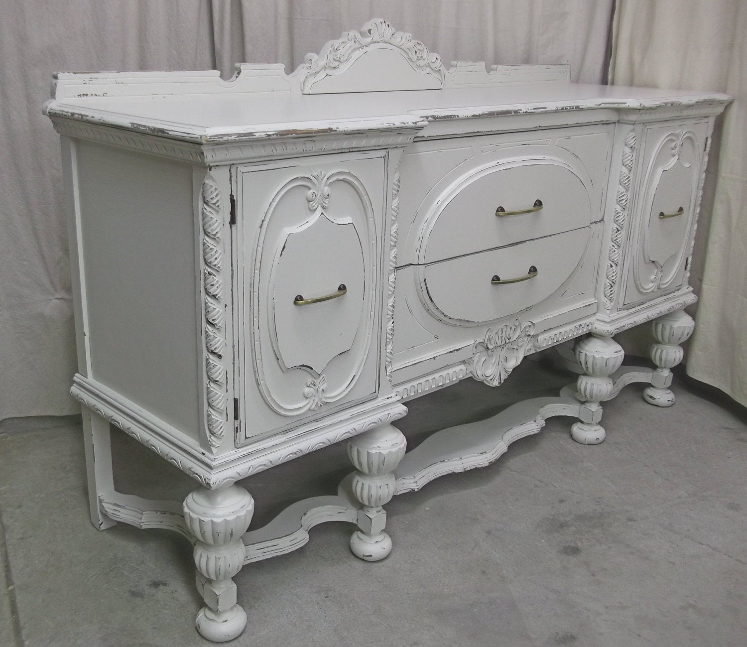 Best ideas about Shabby Chic Buffet
. Save or Pin Shabby White 1920 s Buffet Sideboard Chic SB501 Now.