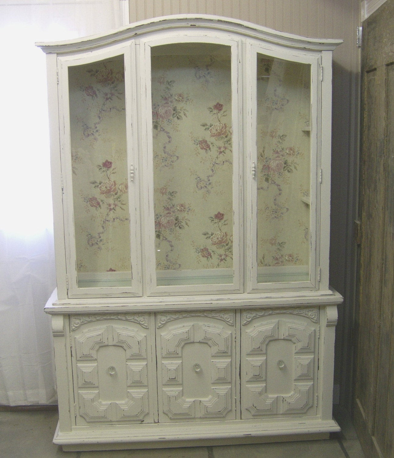 Best ideas about Shabby Chic China Cabinet
. Save or Pin Shabby White Painted China Hutch Chic Now.