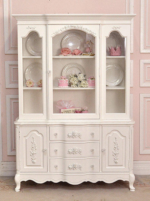 Best ideas about Shabby Chic China Cabinet
. Save or Pin White Shabby Rose Chic China Cabinet with from The Bella Now.