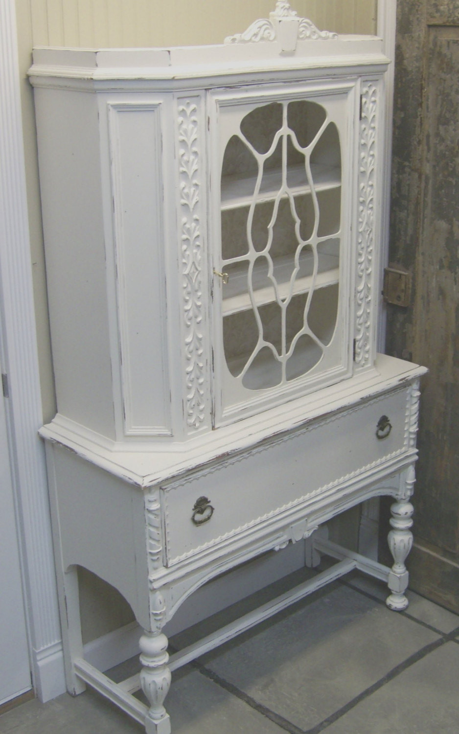 Best ideas about Shabby Chic China Cabinet
. Save or Pin Shabby White China Cabinet Cupboard Armoire Chic Now.