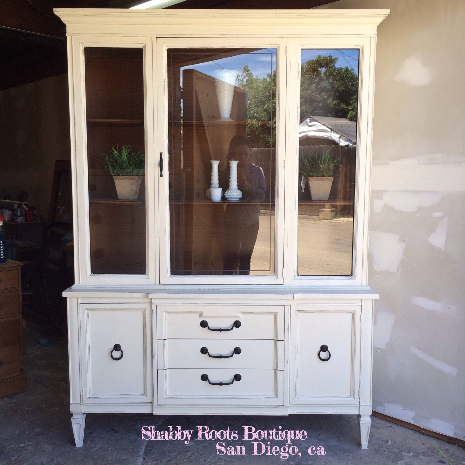 Best ideas about Shabby Chic China Cabinet
. Save or Pin Antique shabby chic regency china cabinet by Now.