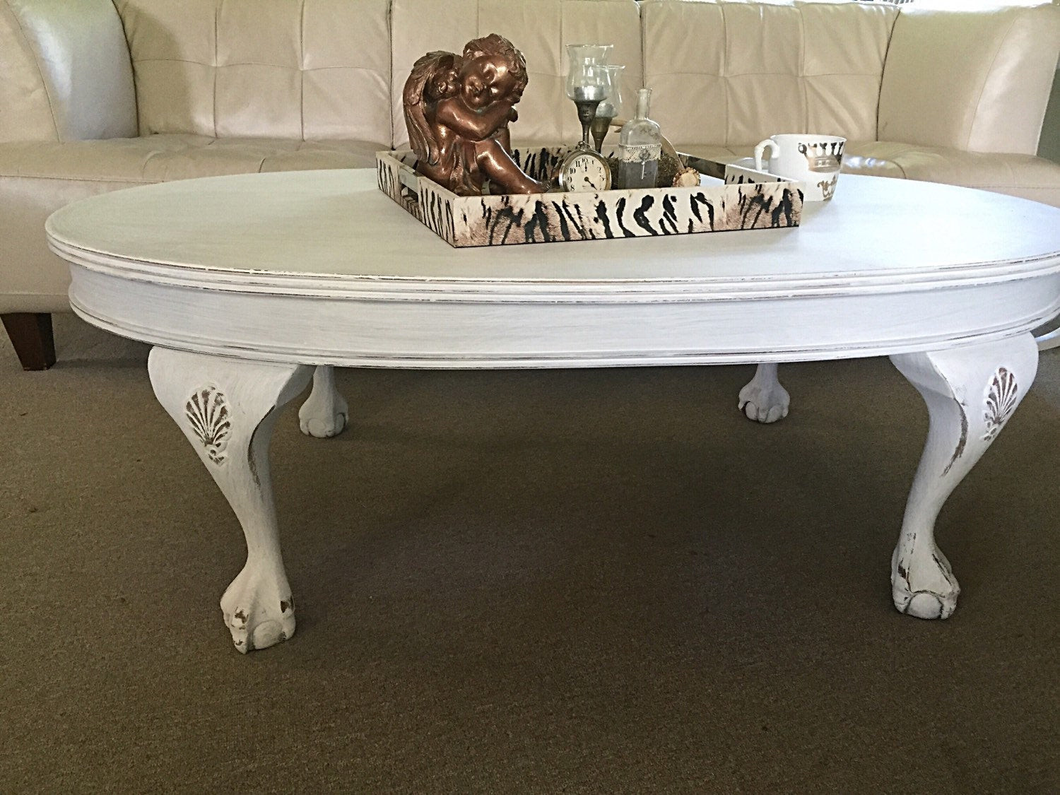 Best ideas about Shabby Chic Coffee Table
. Save or Pin Hold White Shabby Chic Coffee Table Vintage by FarmHouseFare Now.