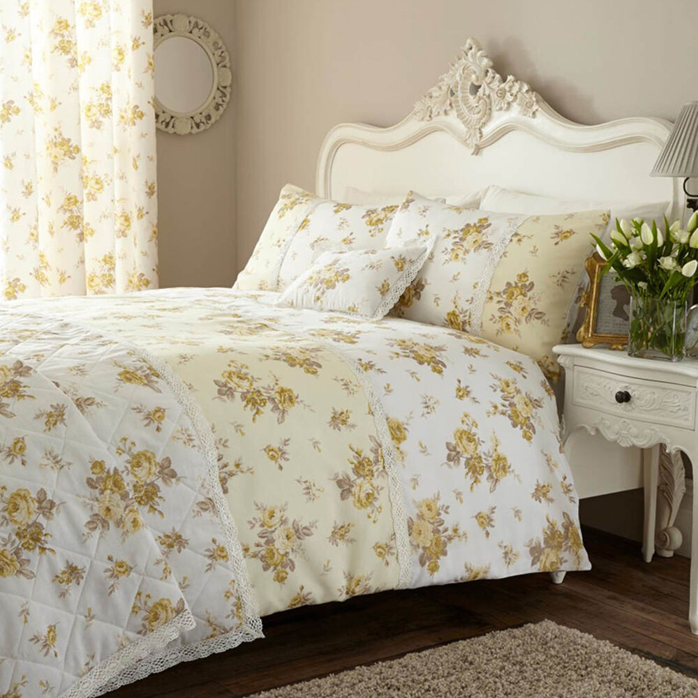 Best ideas about Shabby Chic Comforter Set
. Save or Pin Catherine Lansfield Annabella Lace Shabby Chic Duvet Quilt Now.