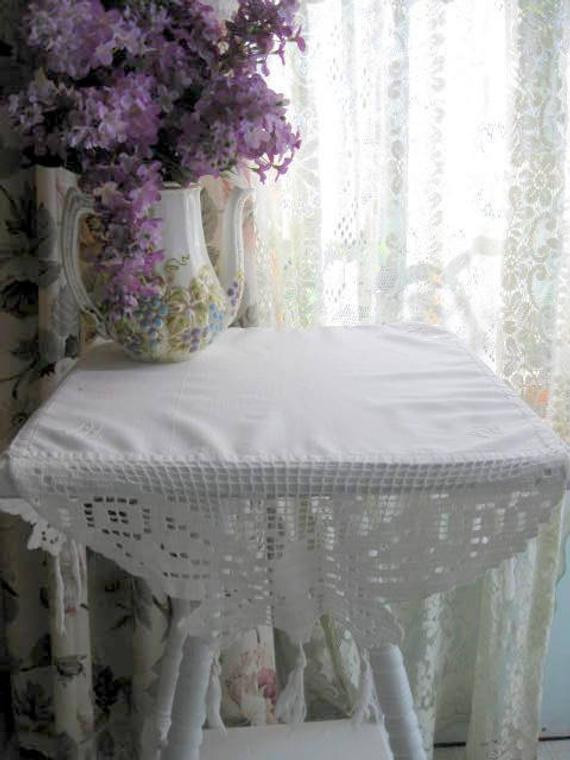 Best ideas about Shabby Chic Decor For Sale
. Save or Pin SALE Tablecloth Shabby Chic French Country Cottage Decor Now.