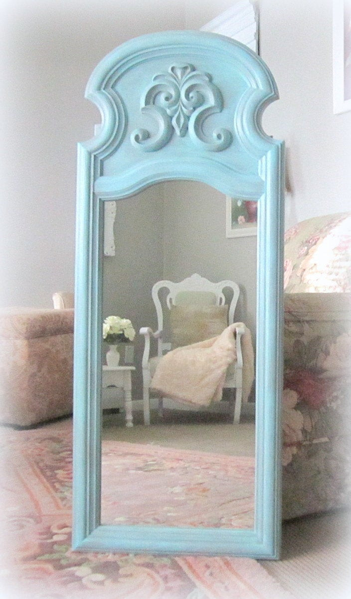 Best ideas about Shabby Chic Decor For Sale
. Save or Pin Baby Girl Nursery Decor Shabby Chic Mirror For Sale Teal Blue Now.