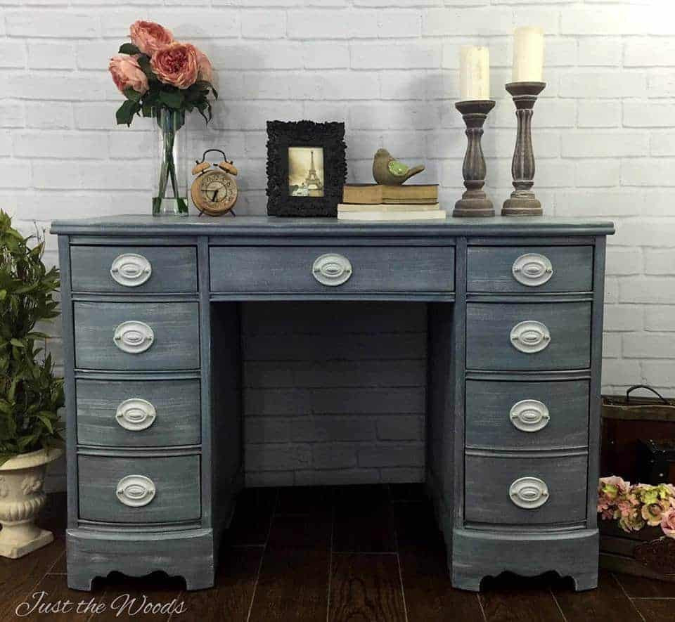 Best ideas about Shabby Chic Desk
. Save or Pin Shabby Chic hand painted Hepplewhite desk by Just the Woods Now.