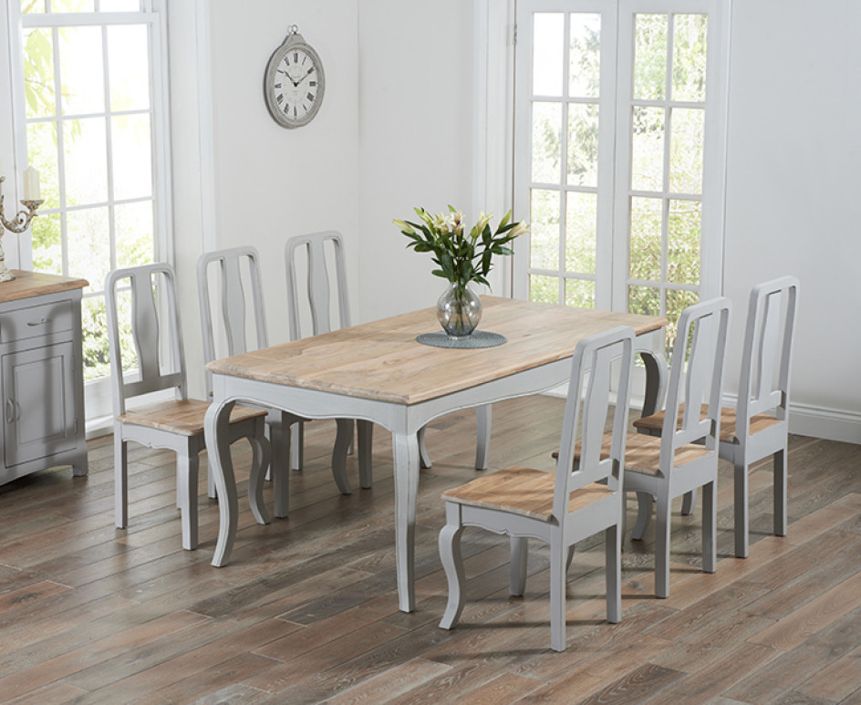 Best ideas about Shabby Chic Dining Chairs
. Save or Pin Parisian 175cm Grey Shabby Chic Dining Table with Chairs Now.