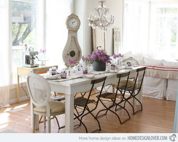 Best ideas about Shabby Chic Dining Room
. Save or Pin 35 Beautiful Shabby Chic Dining Room Decoration Ideas Now.