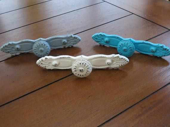 Best ideas about Shabby Chic Drawer Pull
. Save or Pin Shabby Chic Drawer Pulls Dresser Knobs Creamy White Light Now.