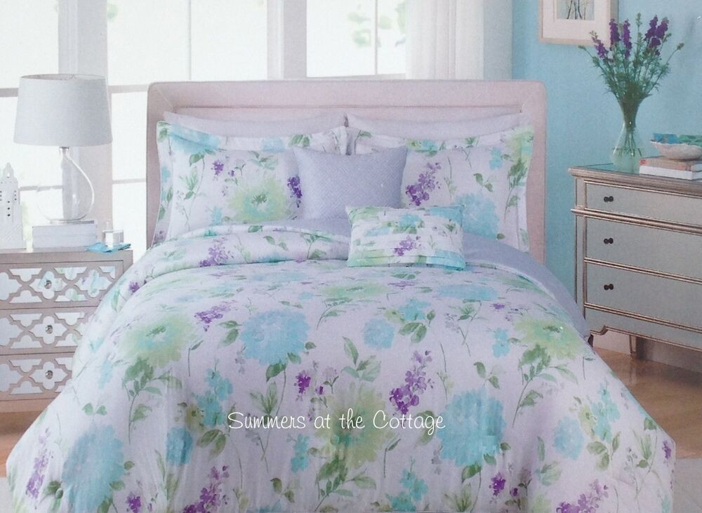 Best ideas about Shabby Chic Duvet
. Save or Pin SHABBY COTTAGE CHIC AQUA BLUE KING MINT LAVENDER DUVET Now.