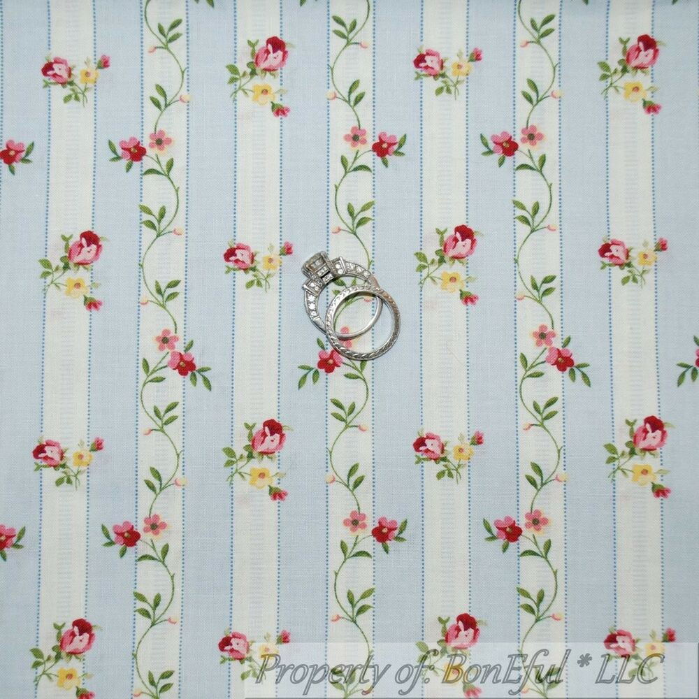 Best ideas about Shabby Chic Fabric
. Save or Pin BonEful Fabric FQ Cotton Quilt Blue Pink White Flower Now.