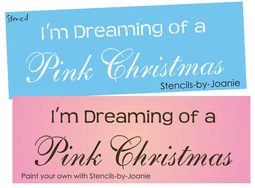Best ideas about Shabby Chic Font
. Save or Pin Shabby French STENCIL Dreaming Pink Christmas Cottage chic Now.