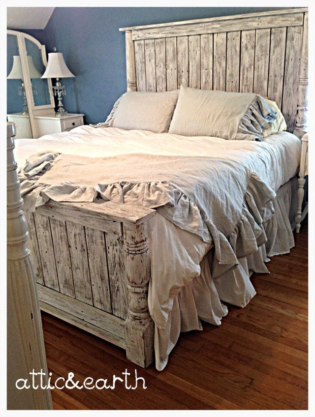 Best ideas about Shabby Chic Headboard
. Save or Pin Shabby Chic handmade headboard footboard Now.