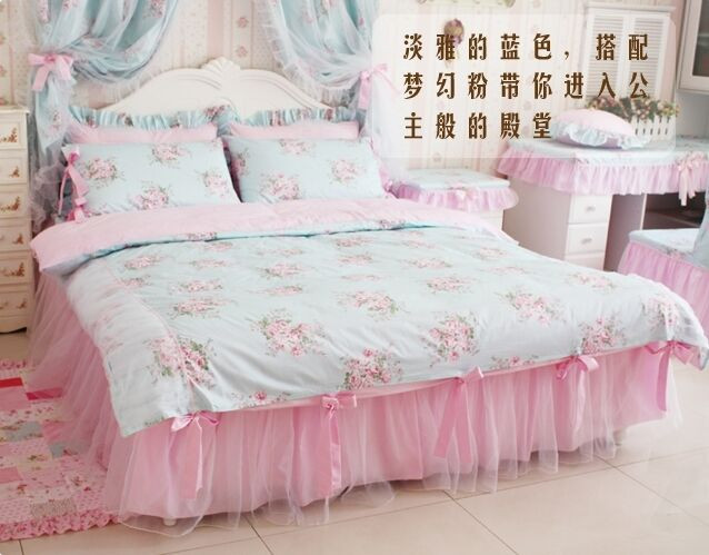 Best ideas about Shabby Chic King Bedding
. Save or Pin King Queen Full Twin Princess Shabby Floral Chic Blue Now.